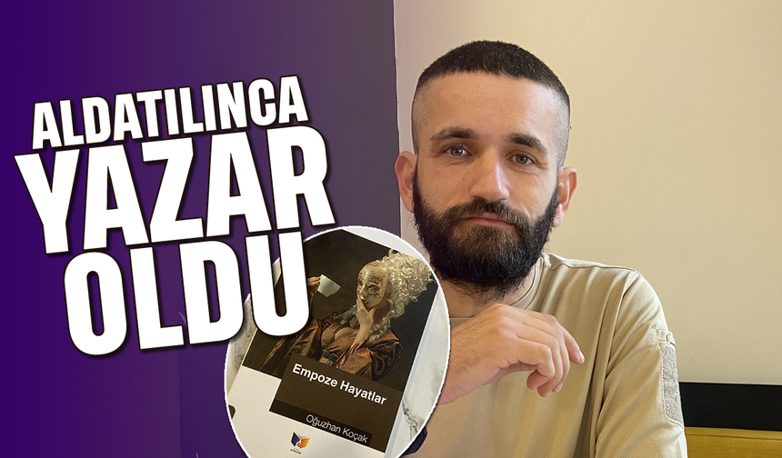 Aldatılınca yazar oldu