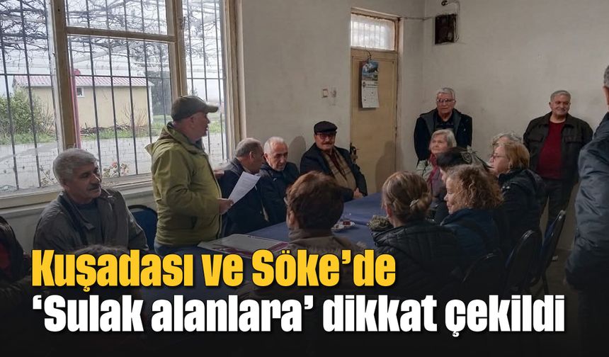 Kuşadası ve Söke'de 'Sulak alanlara' dikkat çekildi