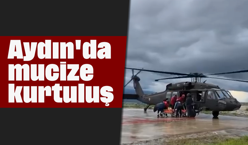 Aydın'da mucize kurtuluş