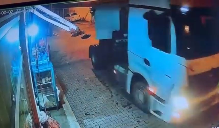 Aydınlı gencin feci sonu kamerada