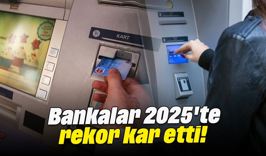 Bankalar 2025'te rekor kar etti!