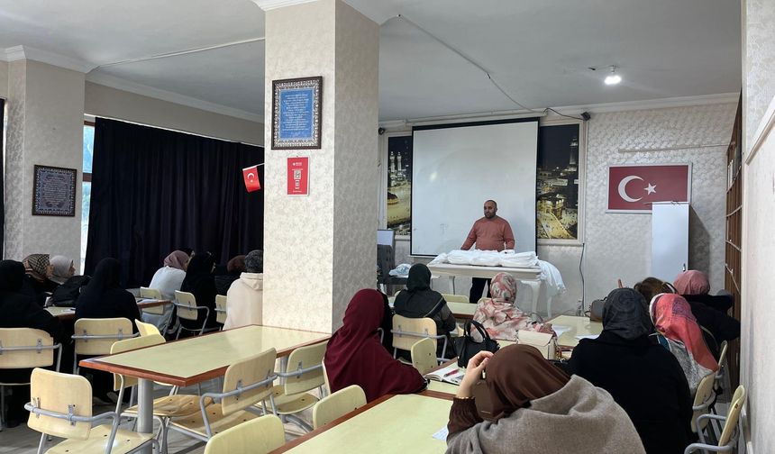 Didim’de kadınlara yönelik gassallık kursu açıldı