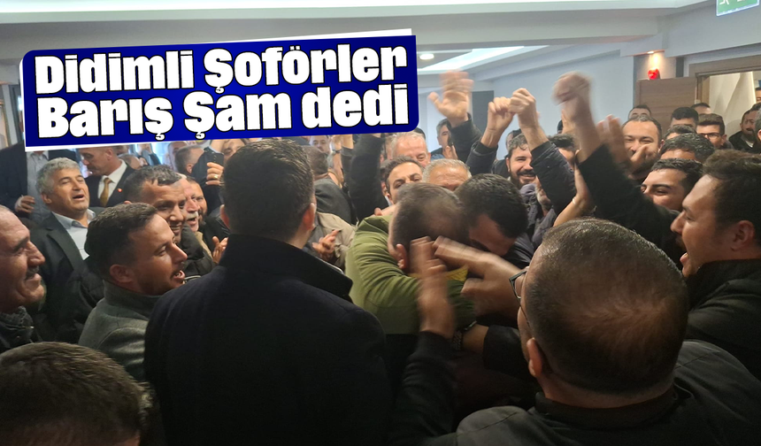 Didimli Şoförler "Barış Şam" dedi