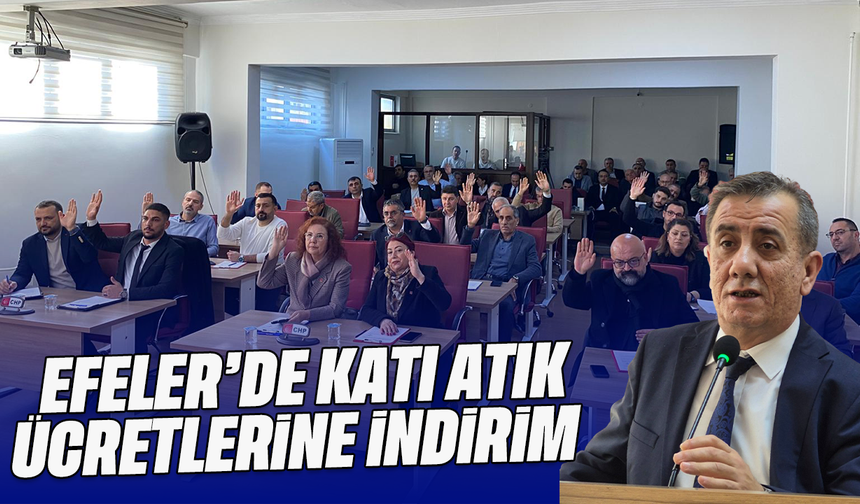 Efeler’de katı atık ücretlerine indirim