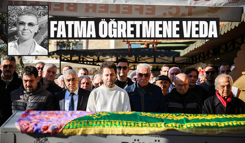 Fatma öğretmene veda