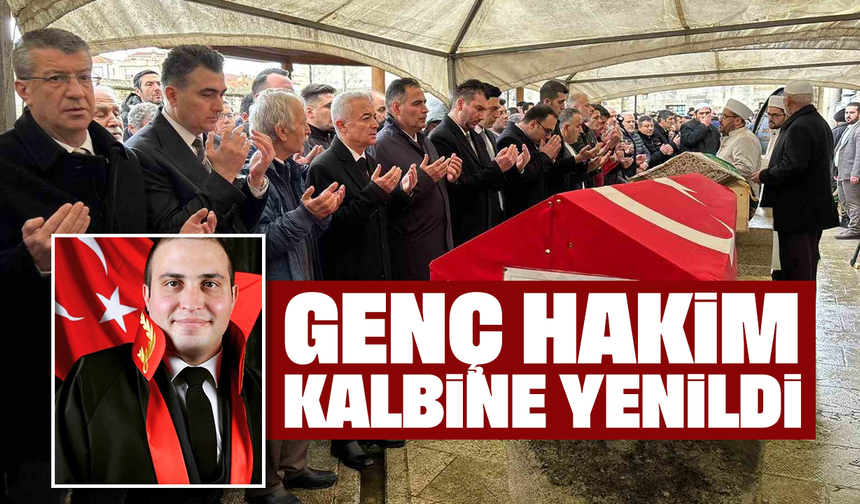 Genç hakim kalbine yenildi