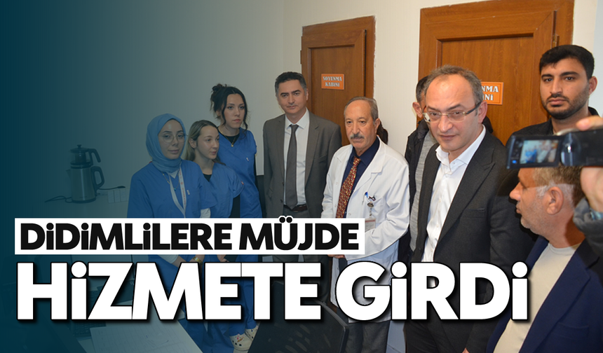 Didimlilere müjde; Hizmete girdi