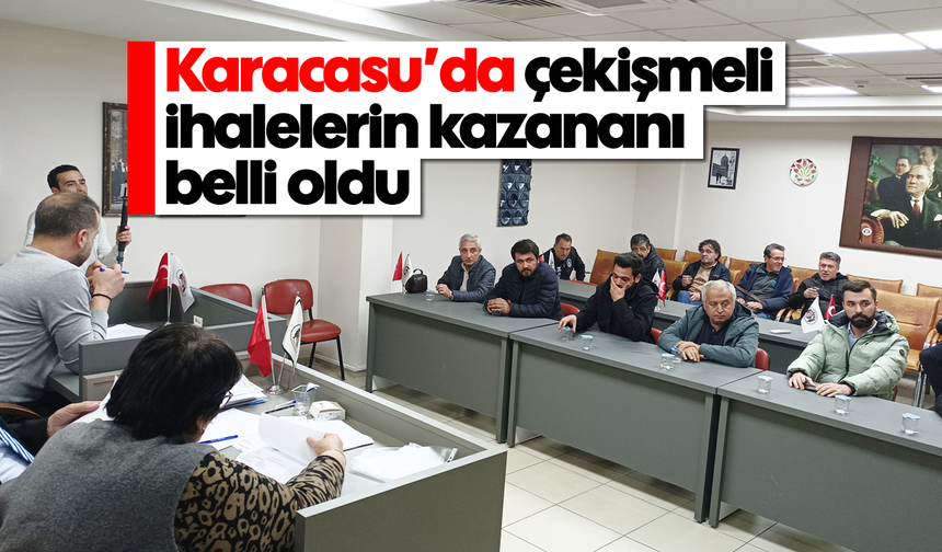 Karacasu'da çekişmeli ihalelerin kazananı belli oldu