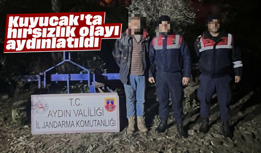 Kuyucak'ta hırsızlık olayı aydınlatıldı