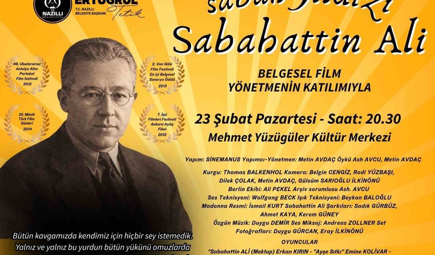 Nazilli’de sanat dolu bir gece sizi bekliyor