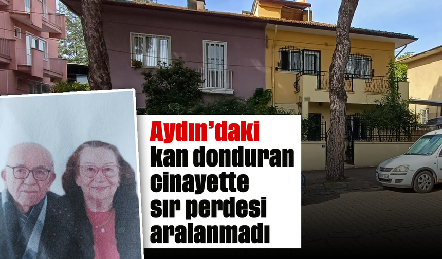 Aydın'daki kan donduran cinayette sır perdesi aralanmadı