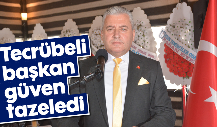 Tecrübeli başkan, güven tazeledi