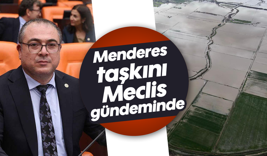 Menderes taşkını Meclis gündeminde