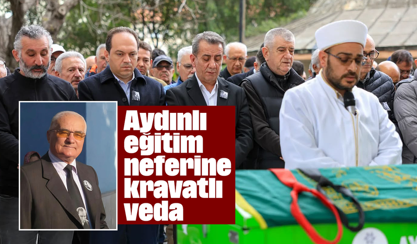 Aydınlı eğitim neferine kravatlı veda