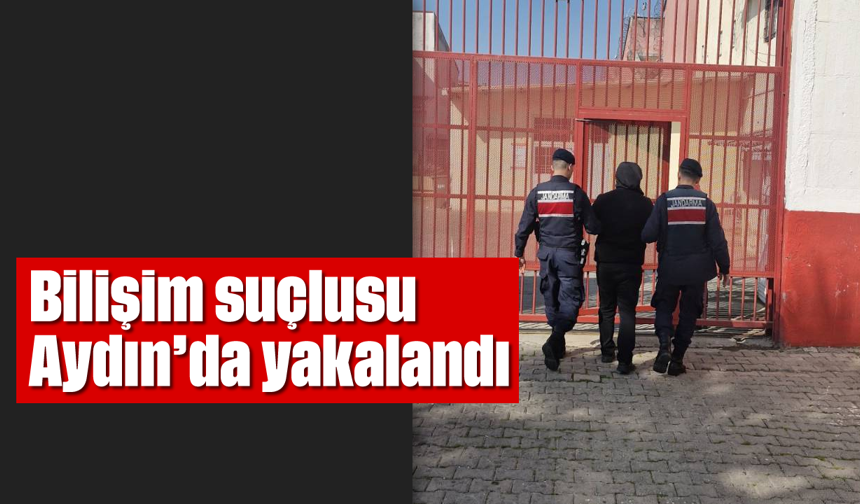 Bilişim suçlusu, Aydın'da yakalandı