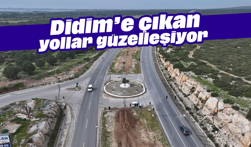 Didim’e çıkan yollar güzelleşiyor