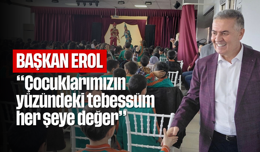 "Çocuklarımızın yüzündeki tebessüm her şeye değer"