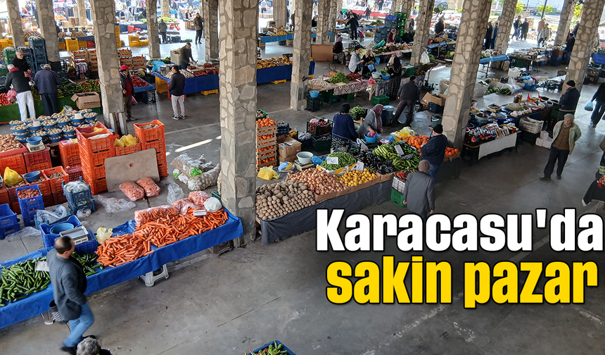 Karacasu'da sakin pazar