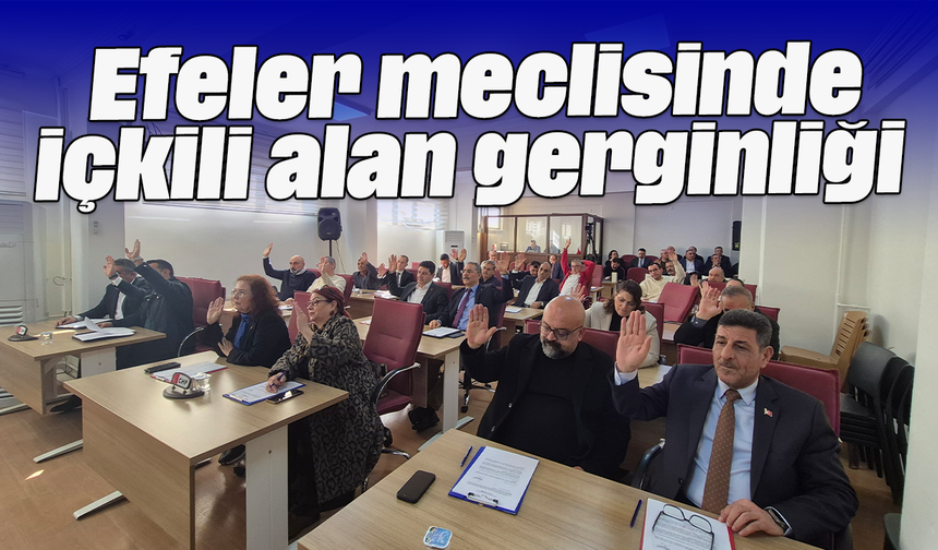 Efeler meclisinde içkili alan gerginliği