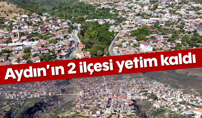 Aydın’ın 2 ilçesi yetim kaldı
