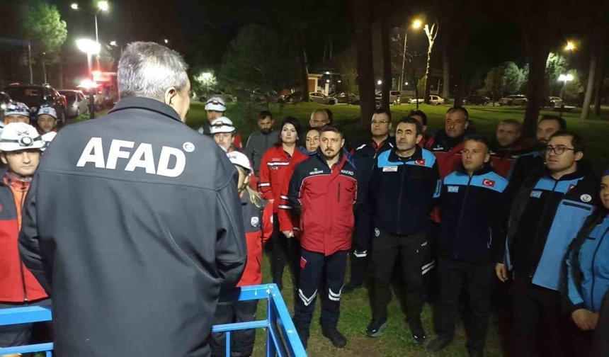 Nazilli’de habersiz afet tatbikatı