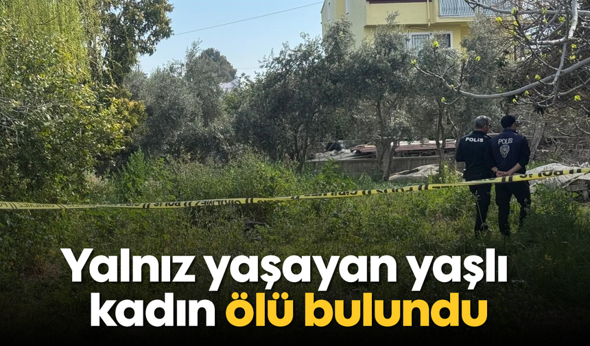 Yalnız yaşayan yaşlı kadın ölü bulundu