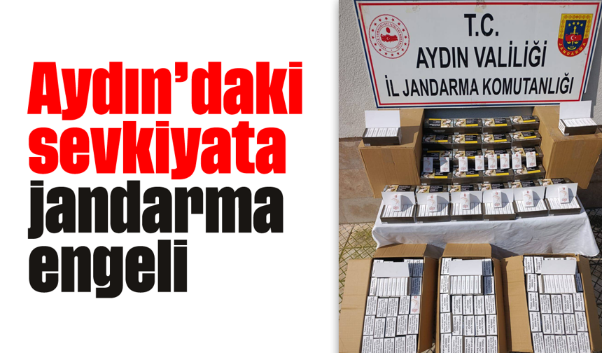 Aydın'daki sevkiyata jandarma engeli