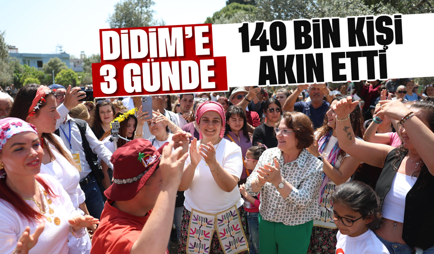 Didim'e 3 günde 140 bin kişi akın etti