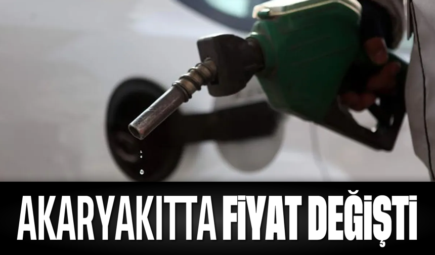 Akaryakıtta fiyat değişti!