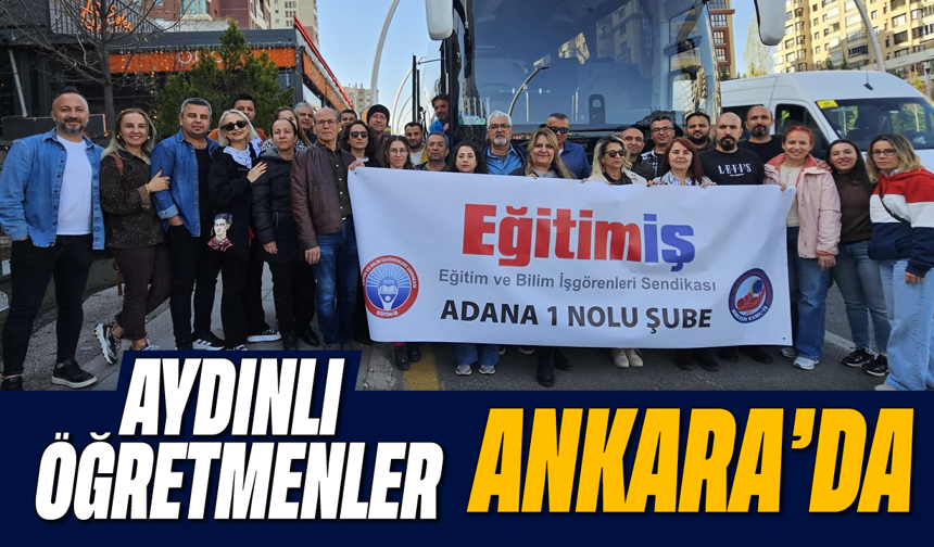 Aydınlı öğretmenler, Ankara’da