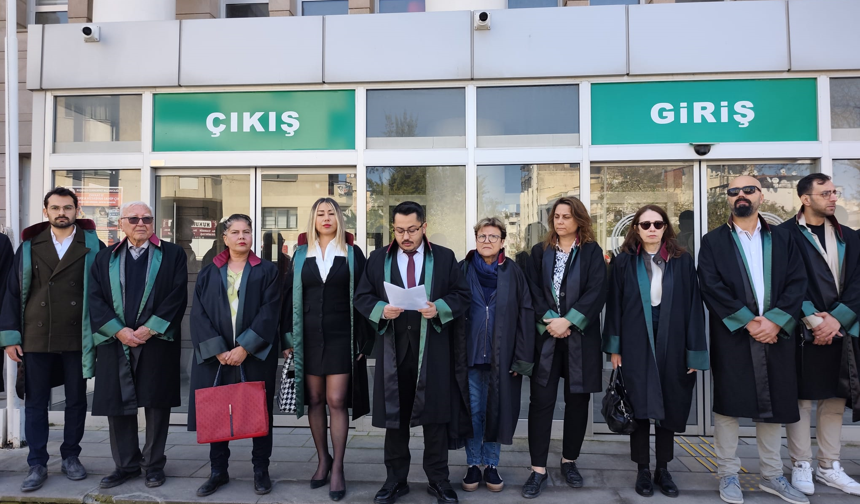 Avukatlar Kuşadası Adliyesi'nden ses yükseltti