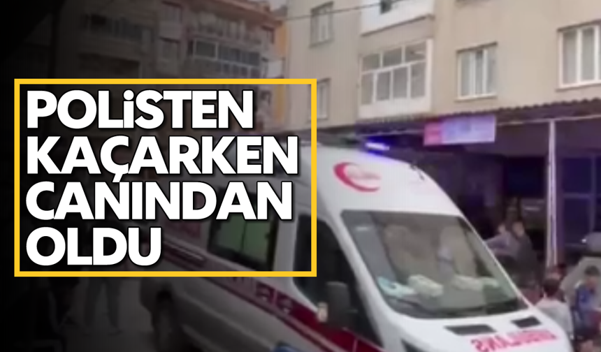 Polisten kaçarken canından oldu