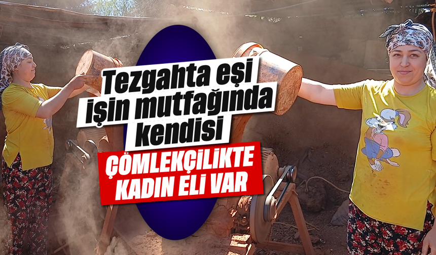 Tezgahta eşi, işin mutfağında kendisi: Çömlekçilikte kadın eli var