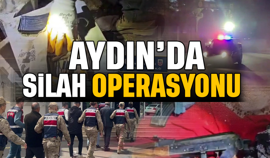 Aydın'da silah operasyonu