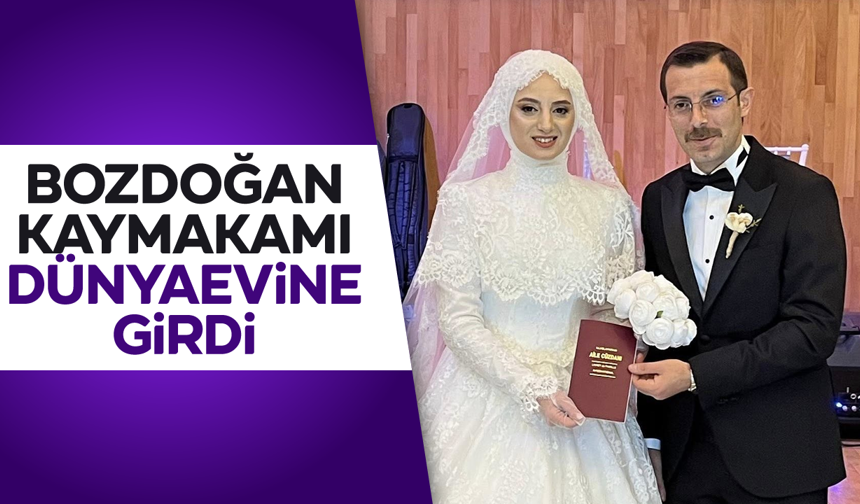 Bozdoğan Kaymakamı Polat dünyaevine girdi