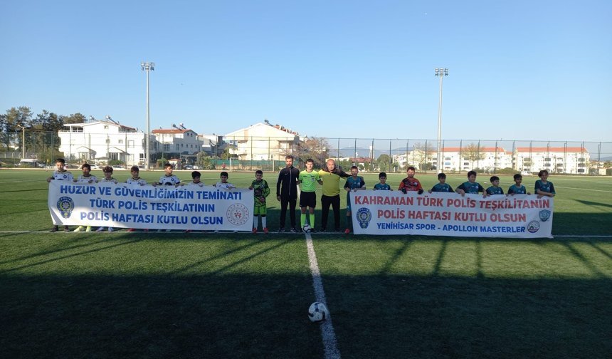Didim'de "Sokaklar bizim gelecek güvende" futbol turnuvası