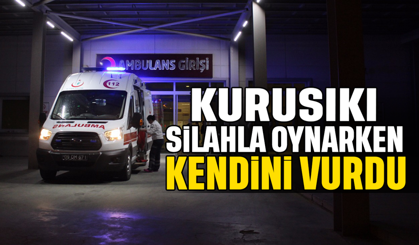 Kurusıkı silahla oynarken kendini vurdu