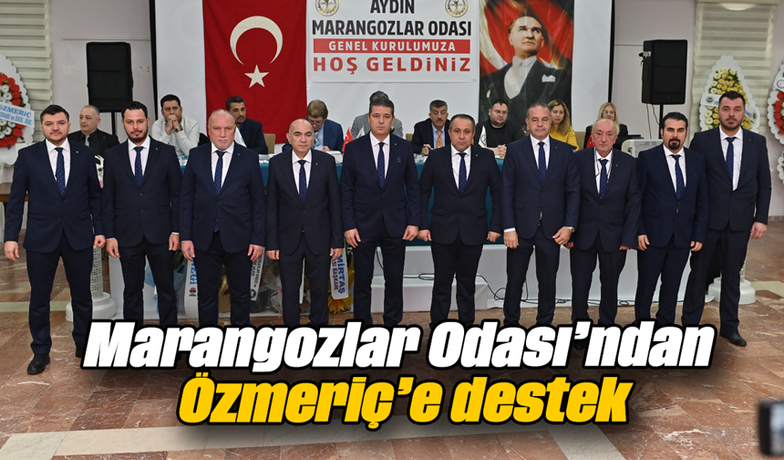 Marangozlar Odası’ndan Özmeriç’e destek