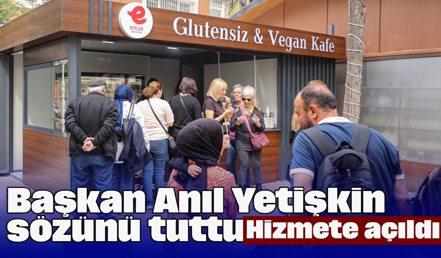 Başkan Anıl Yetişkin sözünü tuttu: Hizmete açıldı