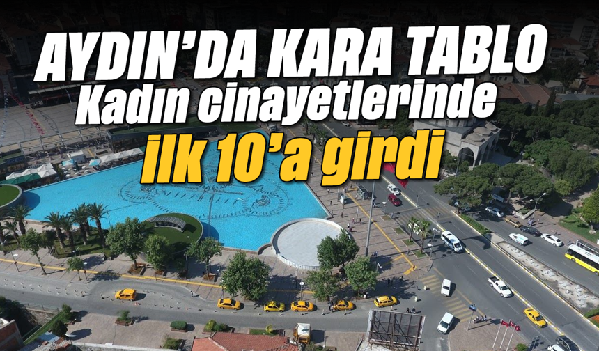 Aydın'da kara tablo: Kadın cinayetlerinde ilk 10'a girdi