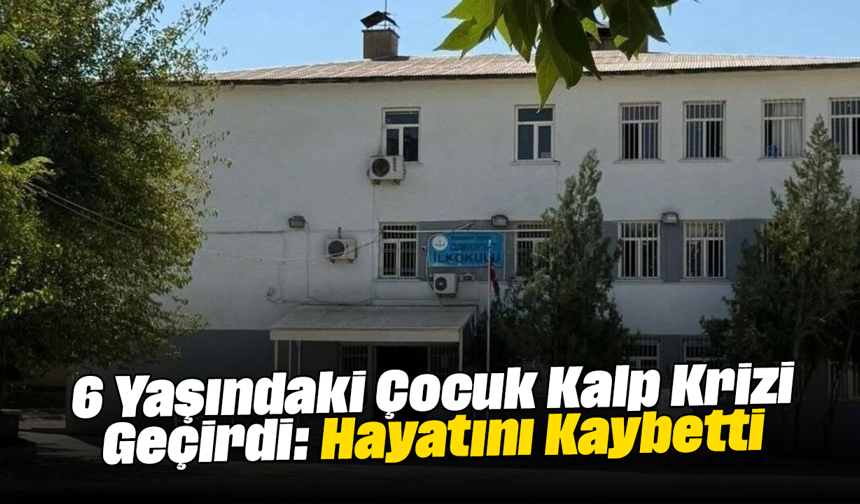 6 yaşındaki çocuk kalp krizi geçirdi: Hayatını kaybetti
