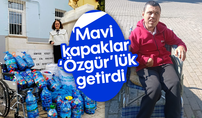Mavi kapaklar ‘Özgür’lük getirdi