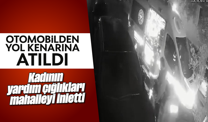 Gece dehşeti! Kadını yol kenarına atıp kaçtı