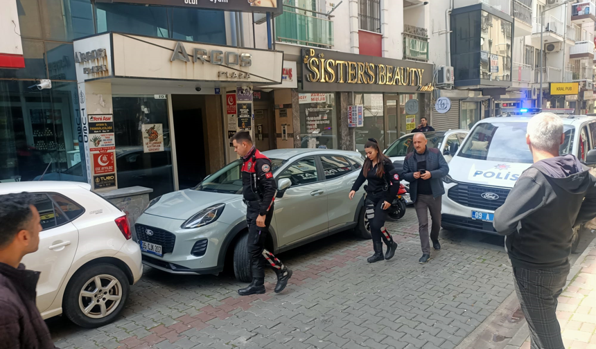Aydın’da hareketli anlar- İşyerine silahlı baskın alarmı