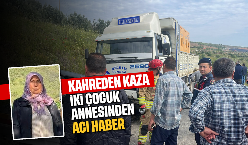 Acı kaza: İki çocuk annesinden acı haber