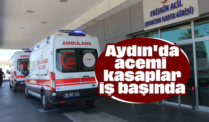 Aydın'da acemi kasaplar iş başında