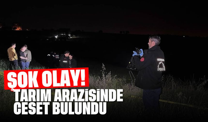 Şok olay: Tarım arazisinde ceset bulundu