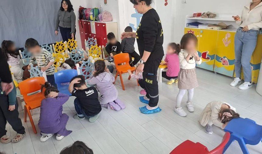 Didim Arama Kurtarma Ekibi  miniklere afet bilincini aşıladı