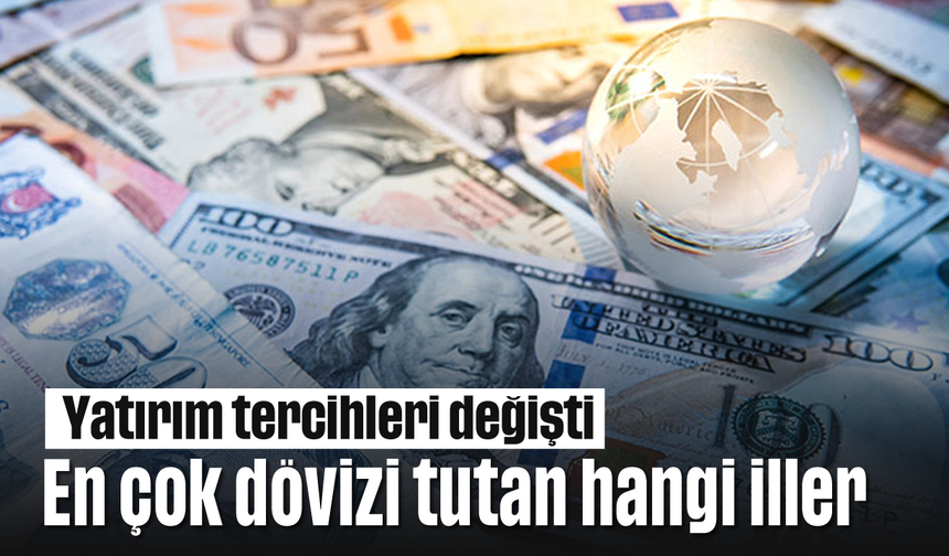 Yatırım tercihleri değişti: En çok dövizi tutan hangi iller