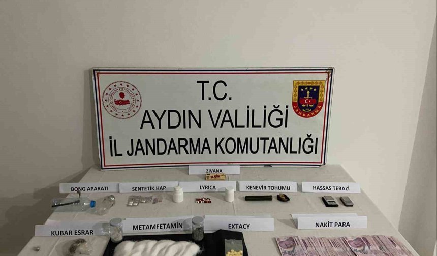 Aydın'da iki adrese eş zamanlı operasyon; 5 gözaltı